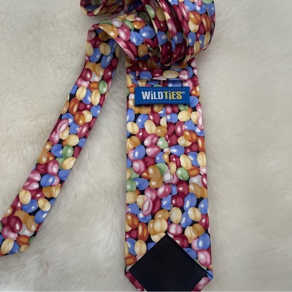 Wild Ties - Jelly Bean Mens Novelty Neck Tie Easter Christmas  Candy Fun Tie 🍭 - Picture 7 of 9